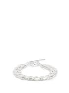 Matchesfashion.com All Blues - Moto Curb-chain Sterling-silver Bracelet - Mens - Silver