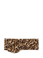 House Of Lafayette Leoapard-print Silk Headband
