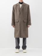 Bianca Saunders - Yasso Wool-twill Overcoat - Mens - Brown Multi