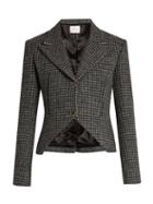 Matchesfashion.com Hillier Bartley - Hound's Tooth Checked Wool Jacket - Womens - Grey Multi