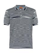 Matchesfashion.com Missoni - Striped Cotton Polo Shirt - Mens - Navy White