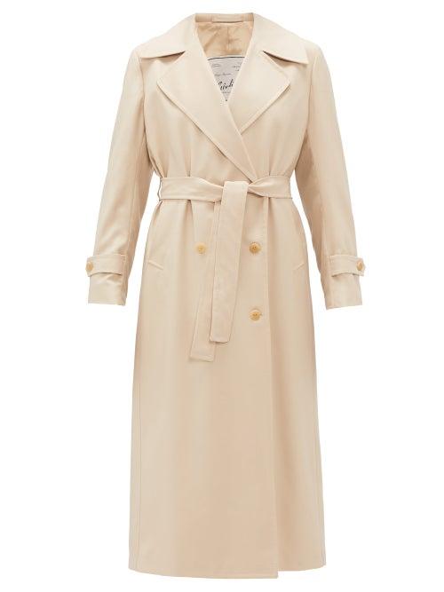 Matchesfashion.com Giuliva Heritage Collection - Double-breasted Wool-gabardine Trench Coat - Womens - Beige