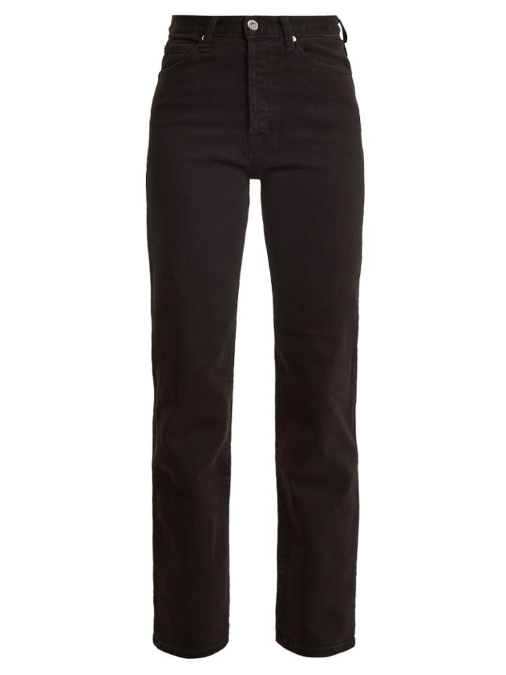 Eve Denim Anabel High-rise Straight-leg Jeans