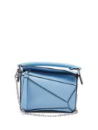 Matchesfashion.com Loewe - Puzzle Nano Leather Cross-body Bag - Womens - Light Blue