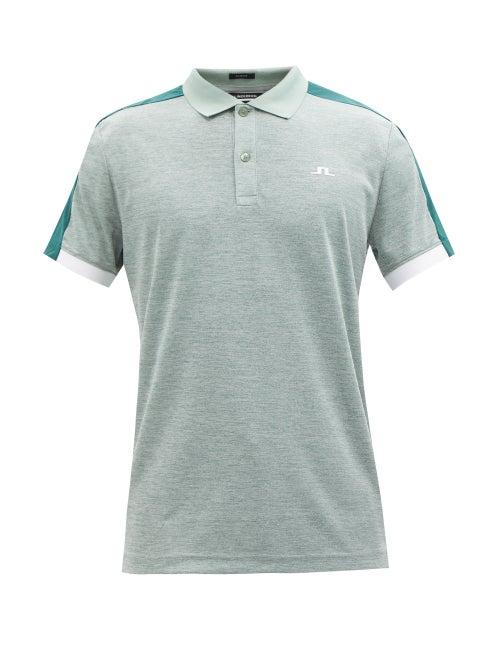J.lindeberg - Rowland Technical-jersey Polo Shirt - Mens - Green