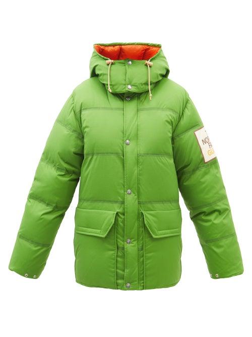 Gucci - X The North Face Ripstop Down Coat - Womens - Green