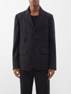 Jacquemus - Bacio Wool-blend Suit Jacket - Mens - Black