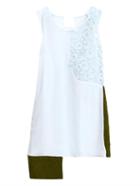 Danielle Romeril Asymmetric Patchwork Top