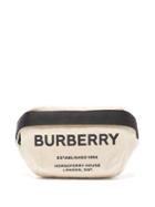 Matchesfashion.com Burberry - Sonny Medium Logo Print Canvas Belt Bag - Womens - White Multi