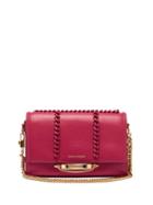 Matchesfashion.com Alexander Mcqueen - The Story Whipstitched Leather Shoulder Bag - Womens - Burgundy