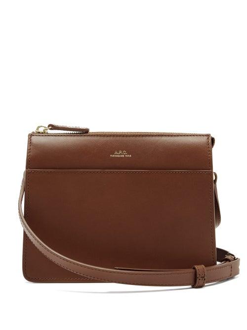 Matchesfashion.com A.p.c. - Ella Leather Cross-body Bag - Womens - Tan