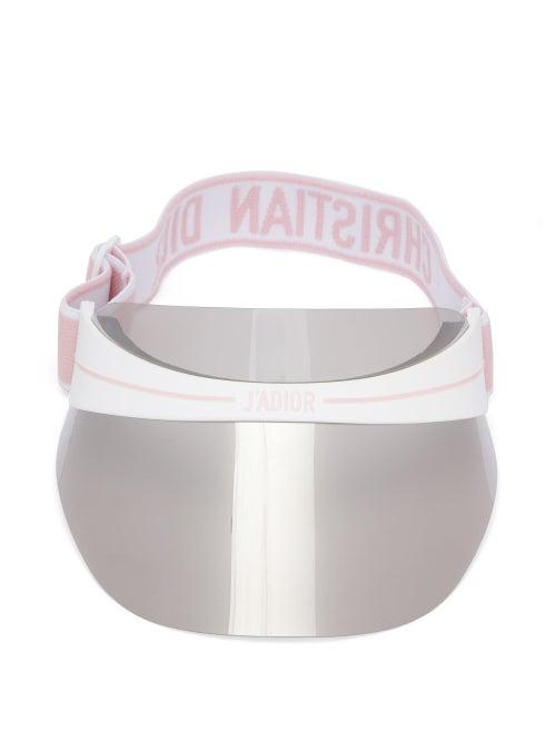 Matchesfashion.com Dior Eyewear - Diorclub1 Reflective Tinted Visor - Womens - Light Pink