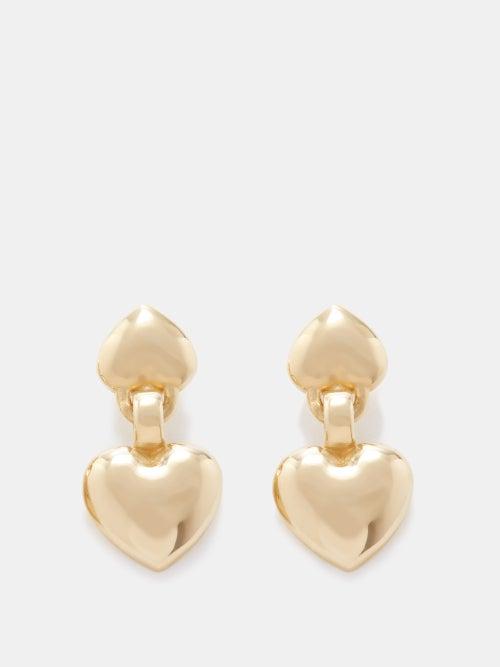 Laura Lombardi - Chiara 14kt Gold-plated Earrings - Womens - Yellow Gold