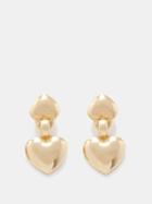 Laura Lombardi - Chiara 14kt Gold-plated Earrings - Womens - Yellow Gold