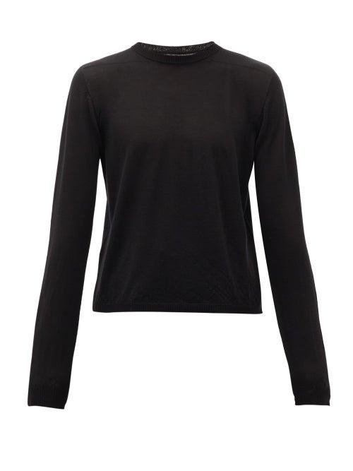 Matchesfashion.com Rick Owens - Virgin-wool Sweater - Mens - Black