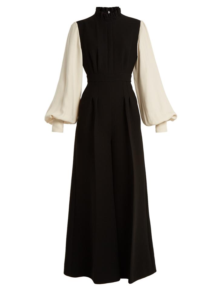 Roksanda Oleyda Contrast-sleeved Jumpsuit