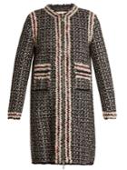 Moncler Gamme Rouge Ontario Detachable-lining Tweed Coat