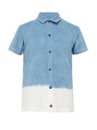 Matchesfashion.com Howlin' - Light Flight Hand Dyed Terry Polo Shirt - Mens - Blue