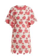Matchesfashion.com Giambattista Valli - Floral Guipure Lace Dress - Womens - Pink Multi