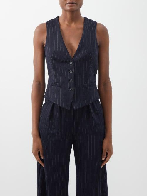Max Mara - Divo Waistcoat - Womens - Navy