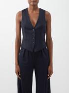 Max Mara - Divo Waistcoat - Womens - Navy