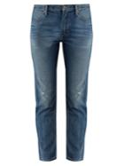 Vince Distressed Straight-leg Jeans