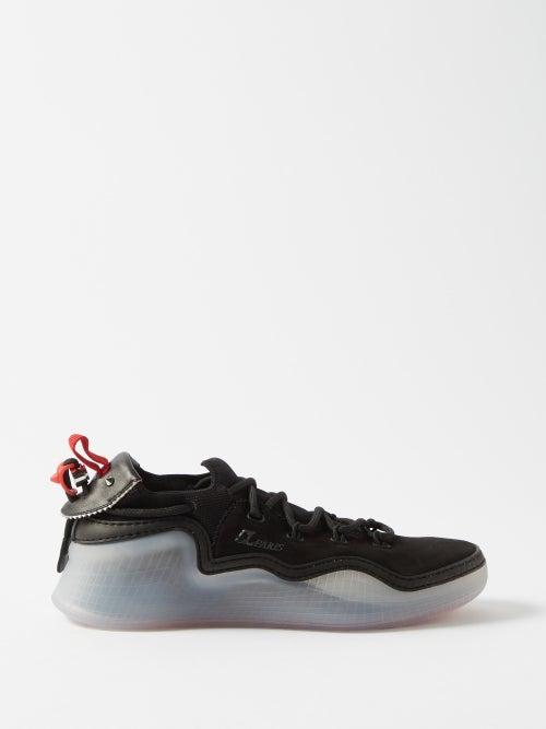 Christian Louboutin - Arpoador Suede Trainers - Mens - Black