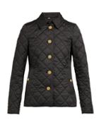 Matchesfashion.com Burberry - Frankby Quilted Gabardine Jacket - Womens - Black