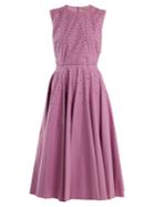 Bottega Veneta Stud-embellished Cotton-blend Dress