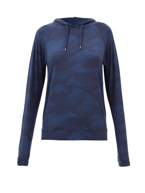 Derek Rose - London Modal-blend Hooded Pyjama Top - Womens - Navy