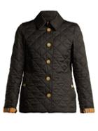 Matchesfashion.com Burberry - Diamond Quilted Jacket - Womens - Black