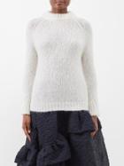 Cecilie Bahnsen - Indira Mohair-blend Sweater - Womens - Ivory