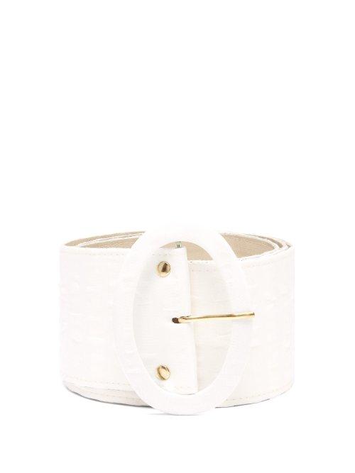 Matchesfashion.com Cult Gaia - Lia Oversized Belt - Womens - White