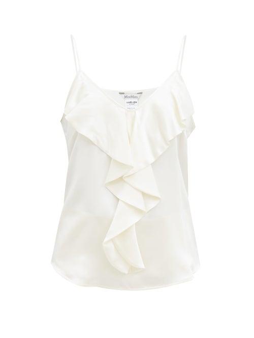 Matchesfashion.com Max Mara - Edile Top - Womens - White