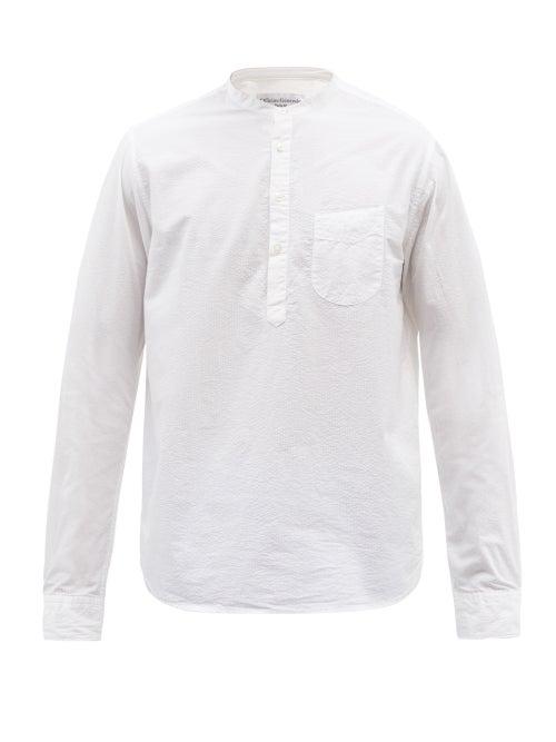 Officine Gnrale - Auguste Cotton-seersucker Shirt - Mens - White