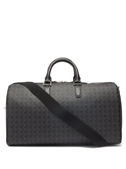 Mens Bags Dunhill - Signature Logo-print Coated-canvas Holdall - Mens - Black