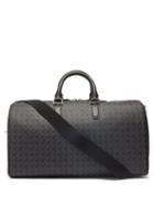 Mens Bags Dunhill - Signature Logo-print Coated-canvas Holdall - Mens - Black