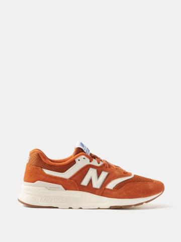 New Balance - 997h Mesh And Suede Trainers - Mens - Brown