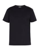 Matchesfashion.com Valentino - Rockstud Untitled #9 Cotton T Shirt - Mens - Navy