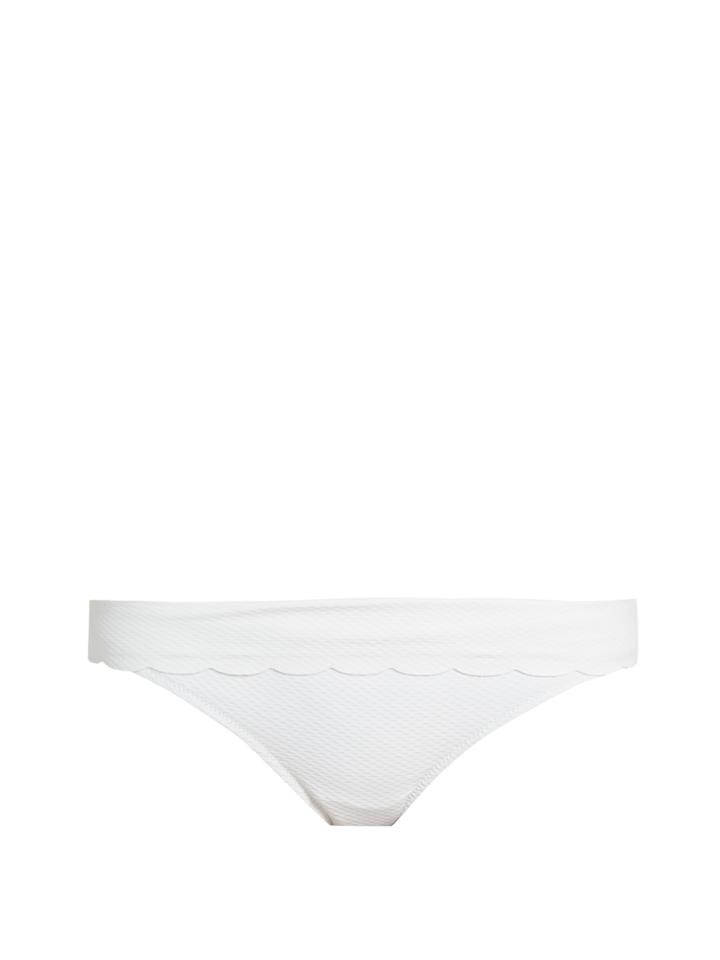 Heidi Klein Ostuni Scallop-edged Bikini Briefs