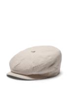 Matchesfashion.com Lock & Co. Hatters - Amalfi Striped Linen Seersucker Cap - Mens - Brown White