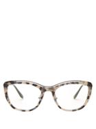 Prada Eyewear Acetate Cat-eye Tortoiseshell Optical Glasses