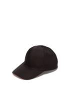 Matchesfashion.com Prada - Logo Appliqu Nylon Cap - Mens - Black Orange