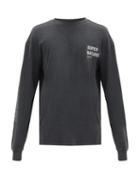 Matchesfashion.com Ksubi - Star Gaze Long-sleeved Cotton T-shirt - Mens - Black Multi