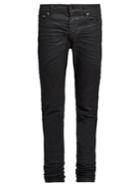 Saint Laurent Waxed Skinny-fit Jeans