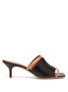Matchesfashion.com Malone Souliers - Laney Leather Mules - Womens - Black Nude