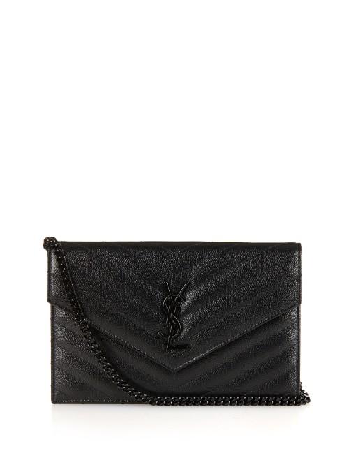 Saint Laurent Monogram Quilted-leather Cross-body Bag