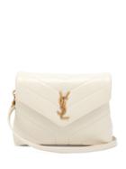 Matchesfashion.com Saint Laurent - Lou Lou Mini Leather Cross Body Bag - Womens - White