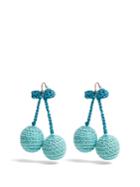 Rosie Assoulin Cherries Crochet Earrings
