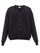 Matchesfashion.com Lemaire - Oversized Brushed Cardigan - Mens - Black